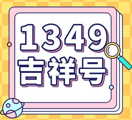 1349号码